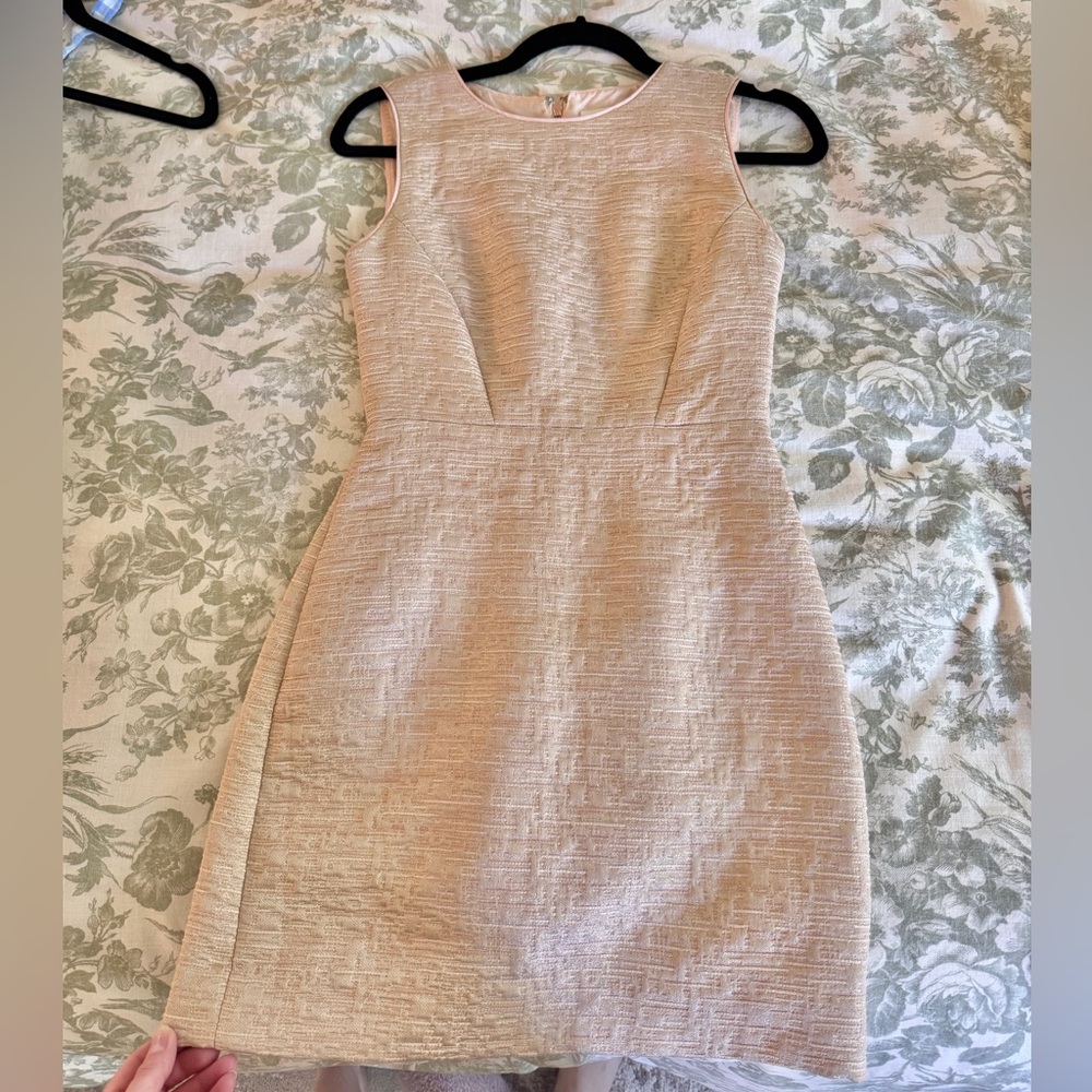 Kate Spade Blush Pink Textured Della Sheath Dress